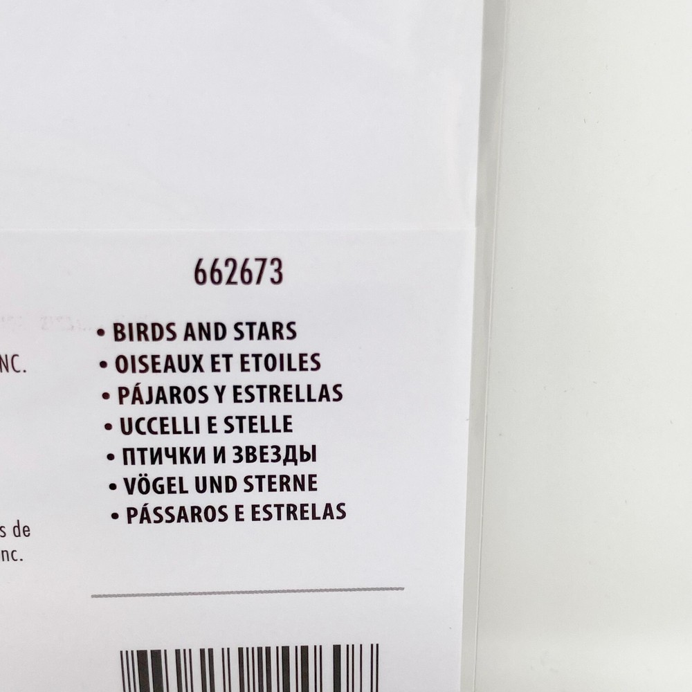 Sizzix Thinlits Birds Stars Pete Hughes Cutting Dies 662673 NEW