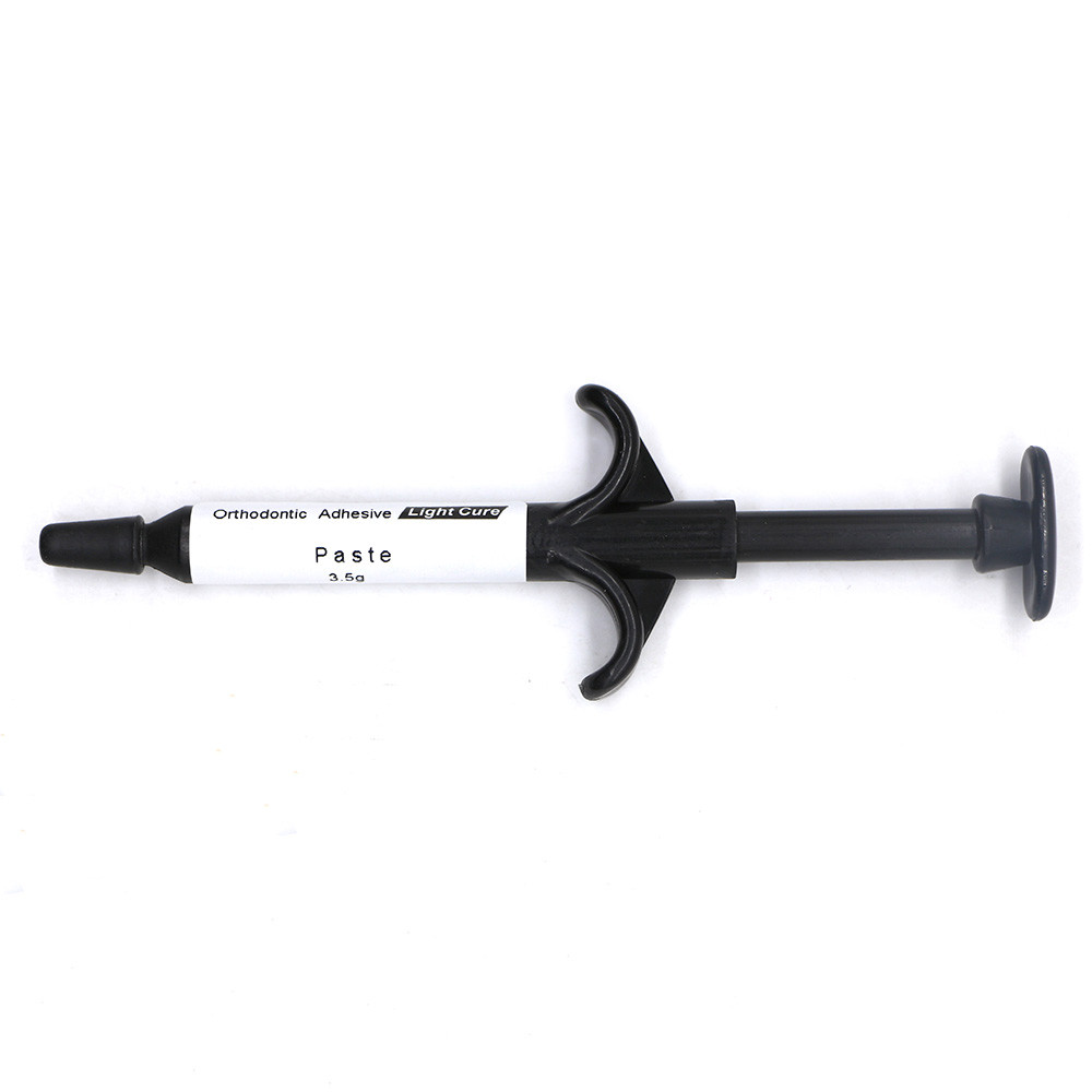 Dental Orthodontic Bonding Brackets Curing Light Adhesive Syringes Resin Paste