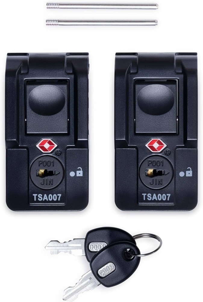 Pelican Replacement TSA Locking Latches, Medium, Black Set of 2