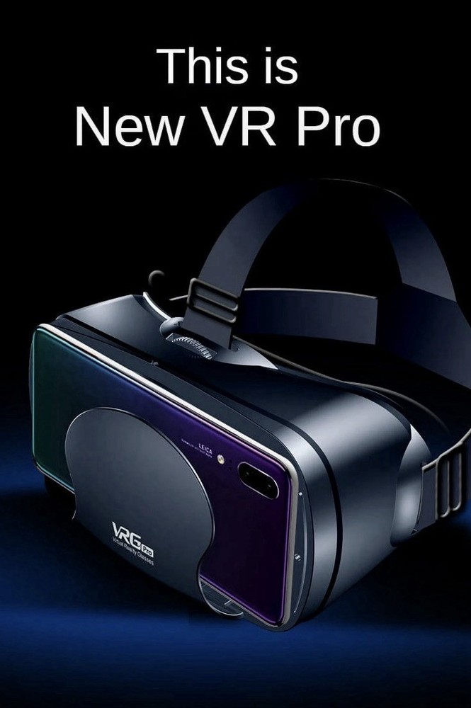 VR Headset with Controller Adjustable 3D VR Glasses Virtual Reality Headset