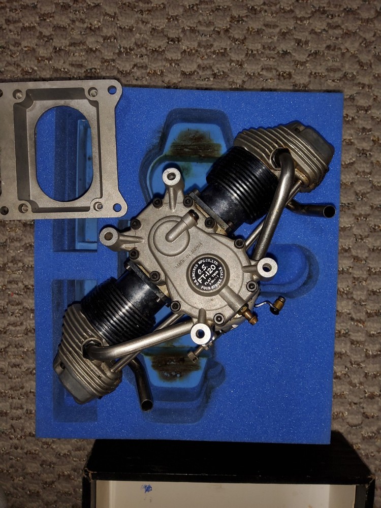 OS FT 120 Twin Gemini Glow Engine