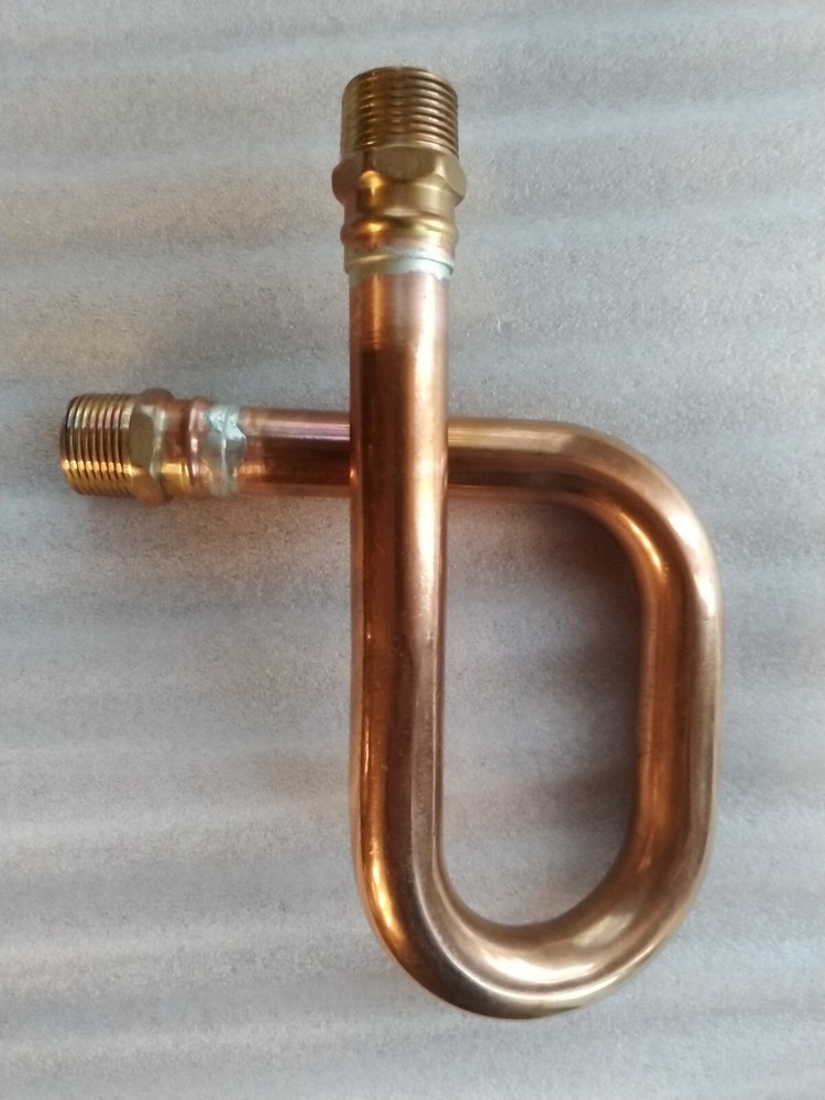 3/4" Male NPT Copper Heat Trap for Water Heater DIY Friendly Energy Saving