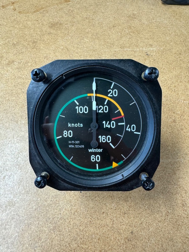 Winter 6FMS423 Airspeed indicator