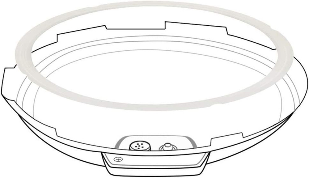 Original Sealing Ring for Crock Pot 8 Quart Power Cooker - Replacement Silicone
