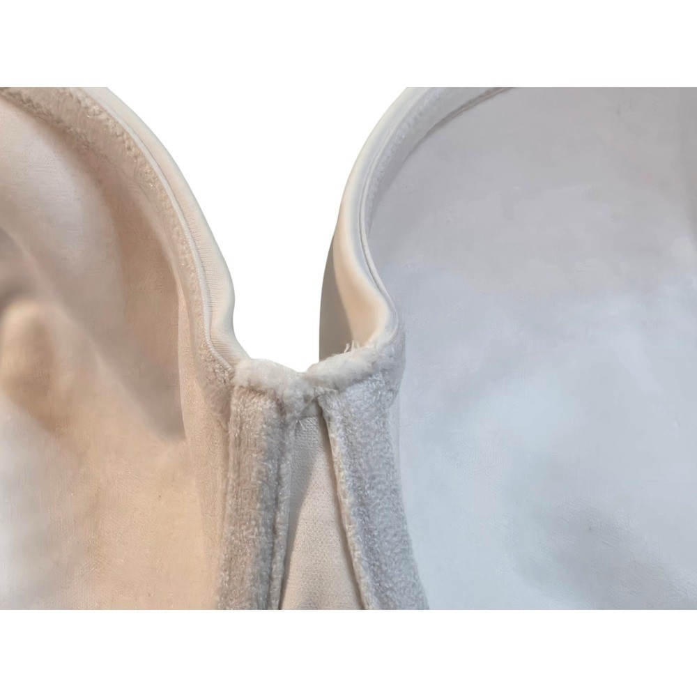 Cacique White Strapless Bra 44B Underwire Full Coverage Support