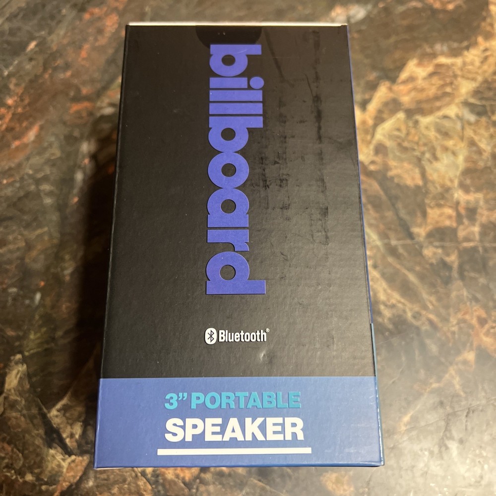 Billboard Portable Bluetooth Speaker - wireless - NEW IN BOX - GREAT GIFT