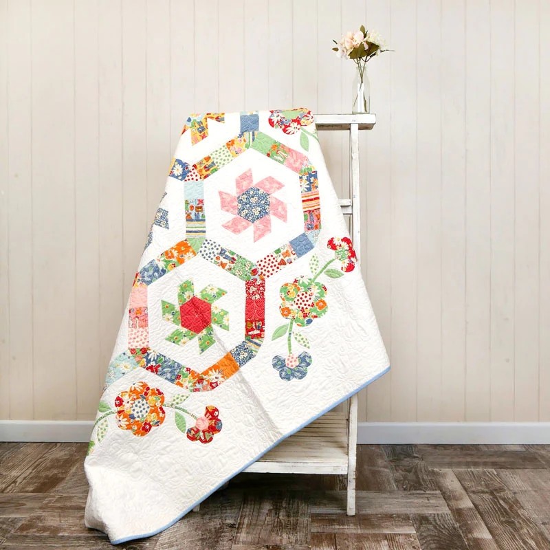 SPRING GARDEN Quilt Pattern & ACRYLIC TEMPLATES