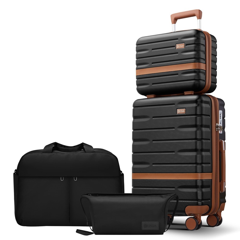 Luggage Sets with TSA Lock Hardside PC+ABS Carry On expandable Suitcase with ...