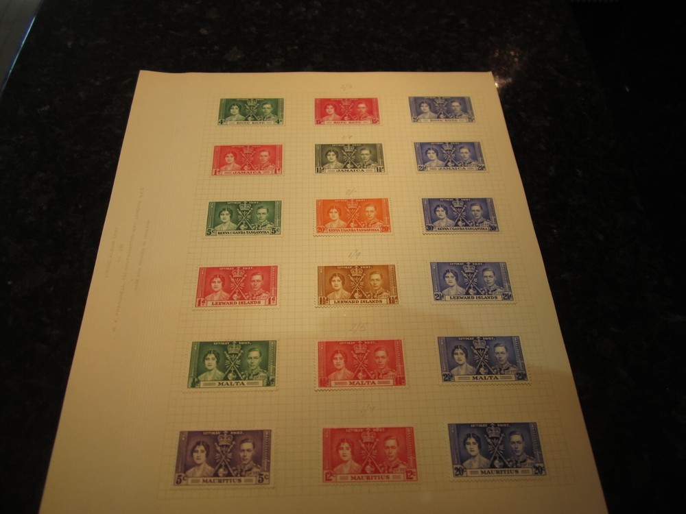 British Commonwealth Stamp Collection - Mostly Mint - 10 Pages
