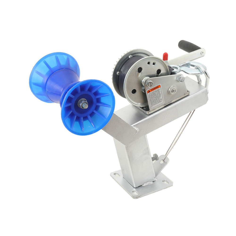 Adjustable Boat Trailer Winch Stand with Roller, Boat Trailer Winch Post