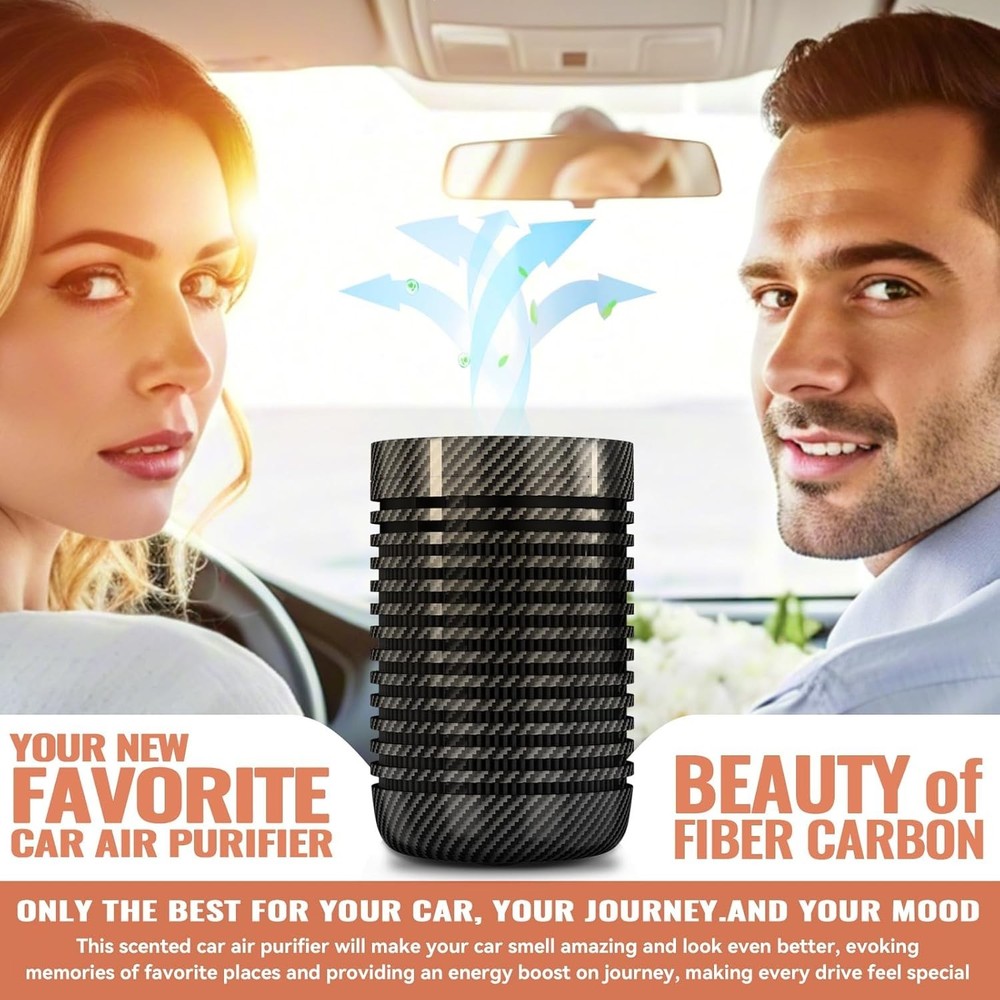 Quiet Portable Car Air Purifier Ionizer