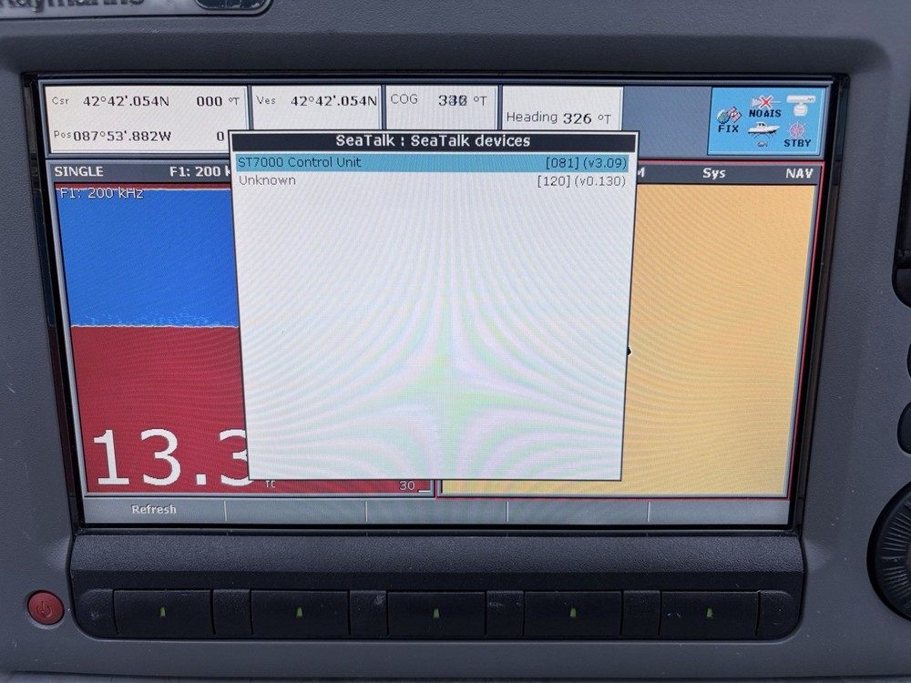 Raymarine C90w Widescreen GPS Chartplotter Multifunction Display; Fully Tested
