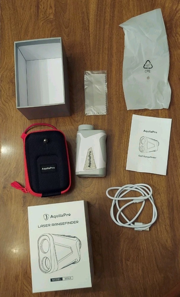 AquilaPro Laser Rangefinder Model Mini4, Untested, Sold As Is