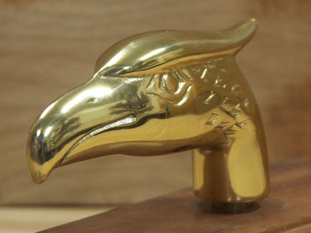 Eagle Brass Walking Cane Handle - Brass Handle for Walking Cane - PC14