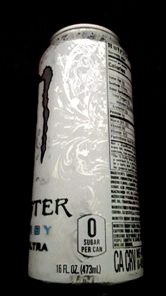 (1) EMPTY CAN ~ MONSTER ENERGY ZERO ULTRA DRINK