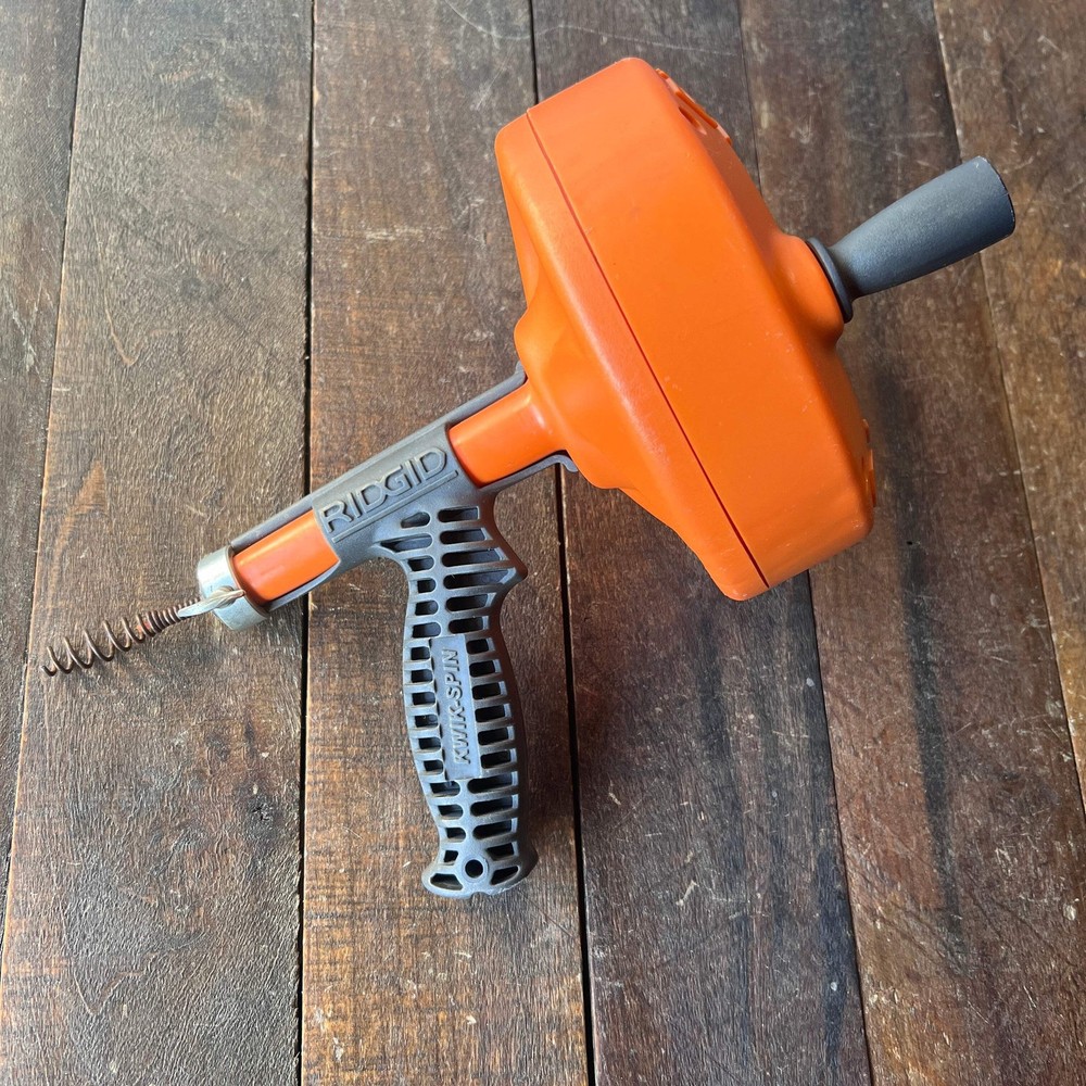 Ridgid Kwik-Spin Handheld Drain Auger