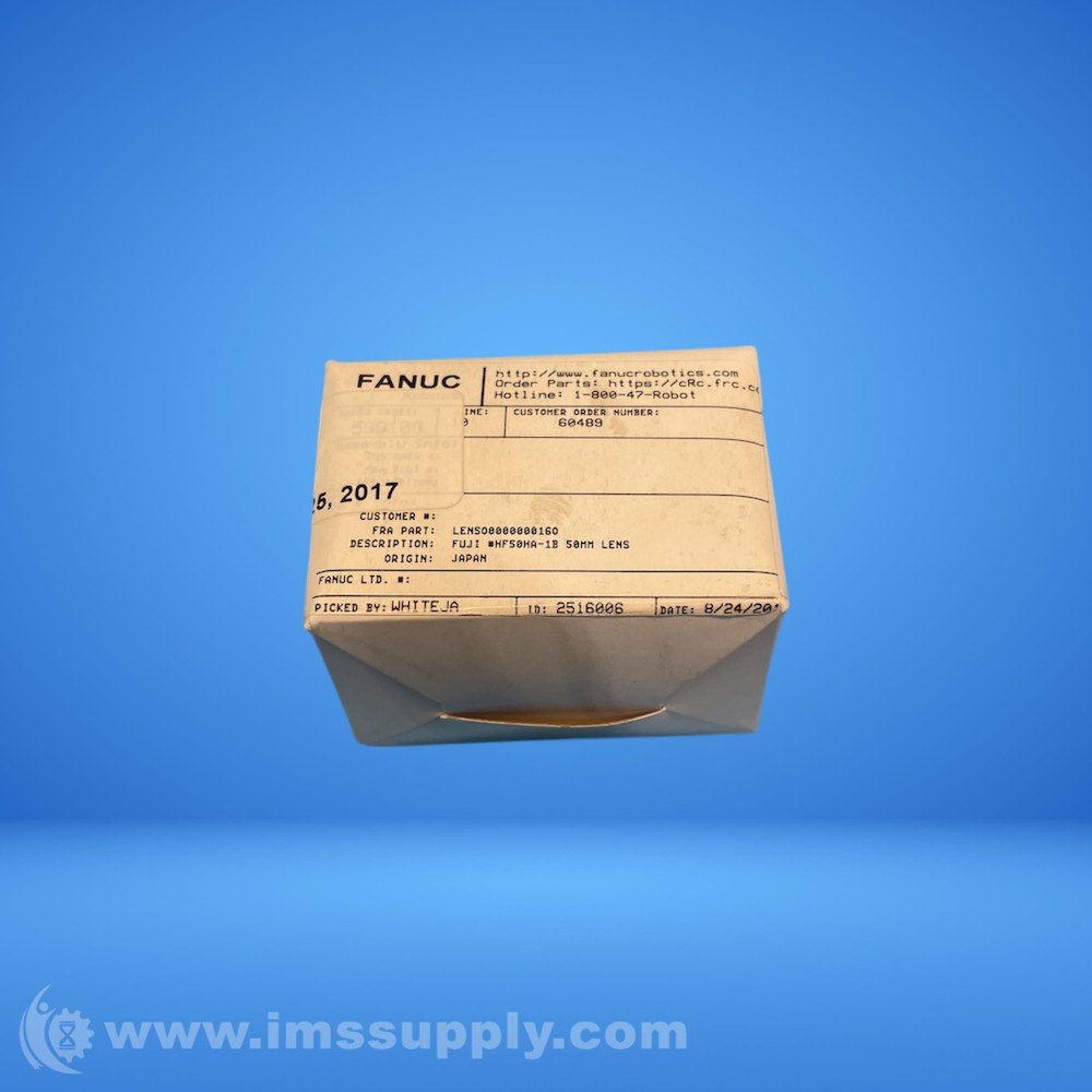Fanuc LENSO000000016O 50mm Lens FNFP