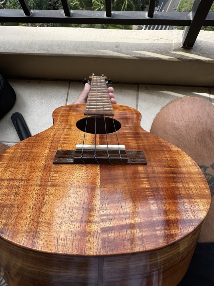 Ana’Ole Solid Koa Concert Ukulele Hand Made