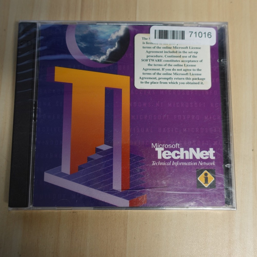 NEW Microsoft TechNet - Technical Information Network - August 1996