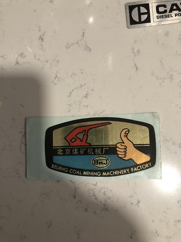 Coal Mining Stickers. Nice Older Vendor