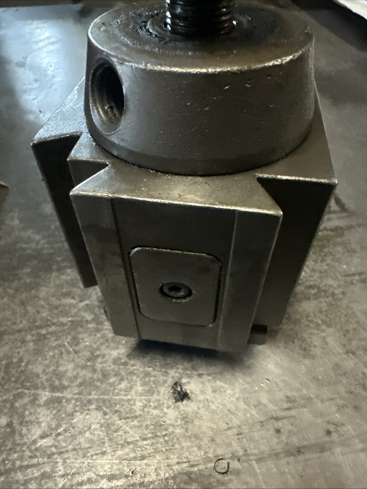 Yuasa 14” Lathe Quick Change CA Tool Block Yuasa?? Phase 11?? (Missing Handle)