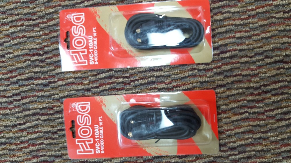 HOSA TECHNOLOGY S- VIDEO CABLE 10 FT SVC-110AU