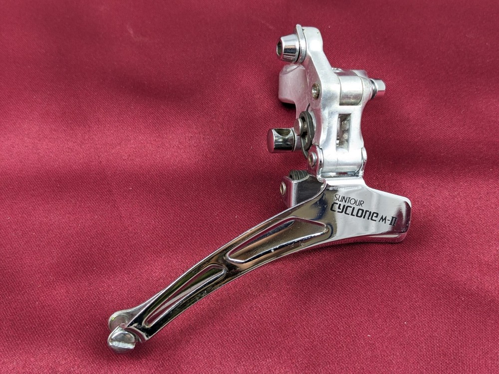 Suntour Cyclone M-II Front Derailleur Bottom Pull Double M2 NOS OPTIONS