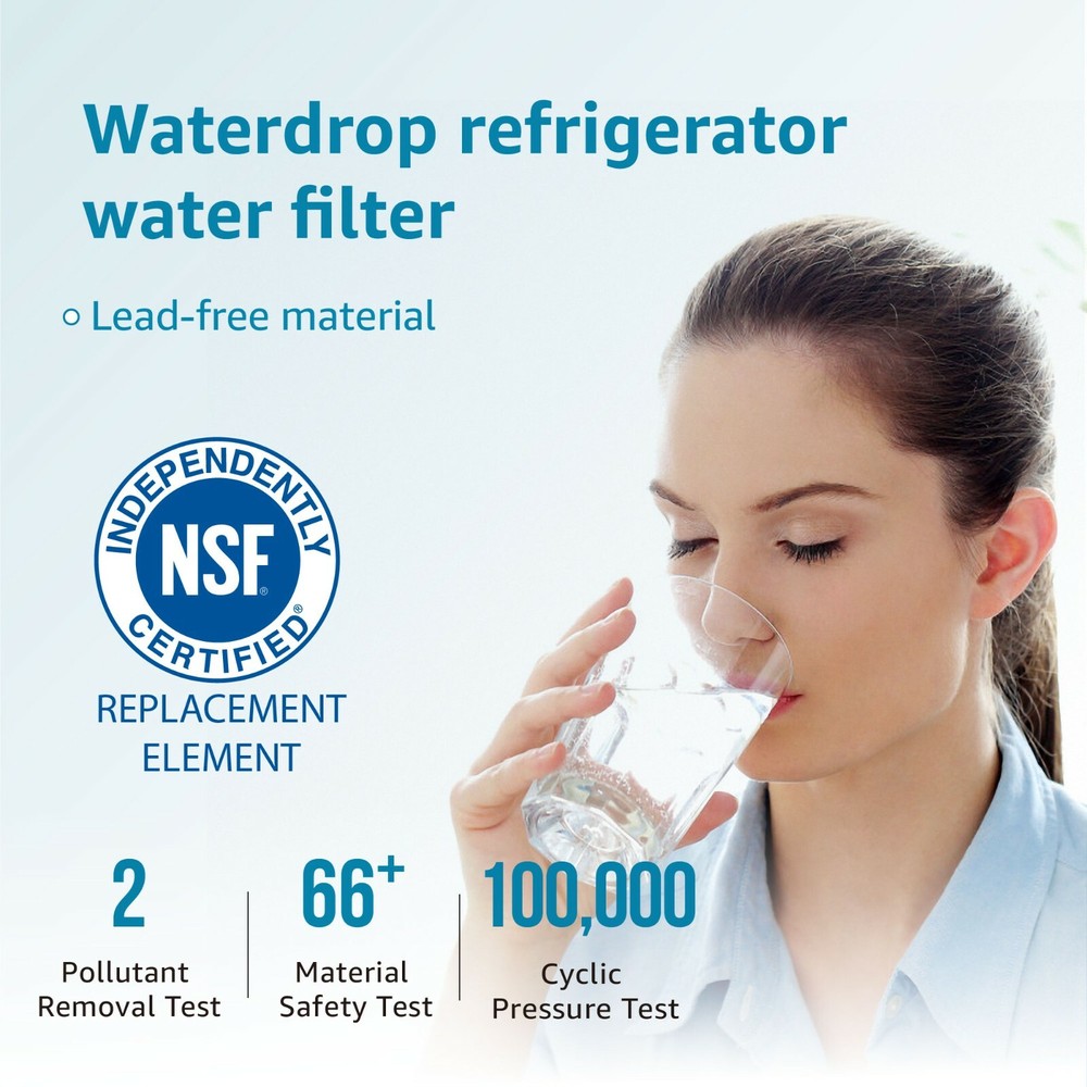 Waterdrop DA29-00020B replacement for Samsung Refrigerator Water Filter, 6 Pack