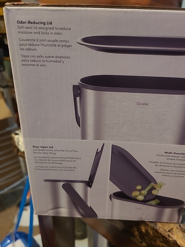 Qualia Multi Purpose Countertop Compost Bin 4L