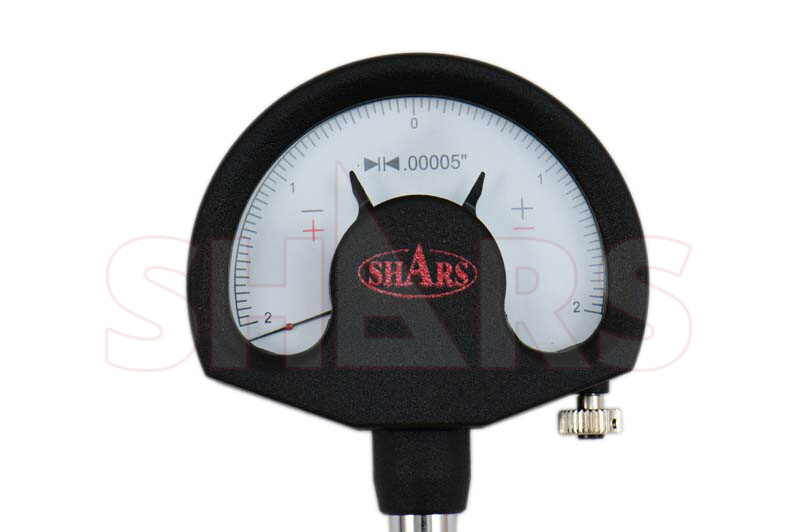 SHARS .002" DIAL COMPARATOR FINE ADJUSTMENT INDICATOR .00005" NEW #