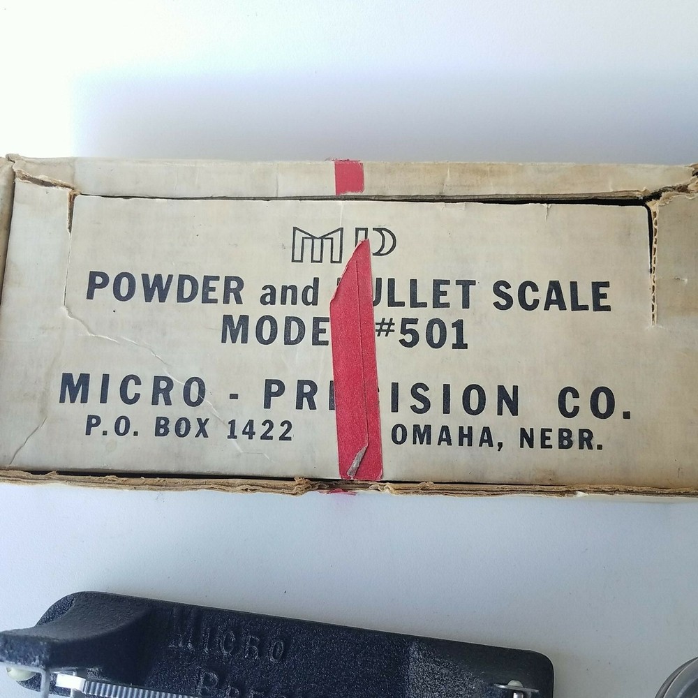 Micro-Precision Powder And Bullet Scale Model #501