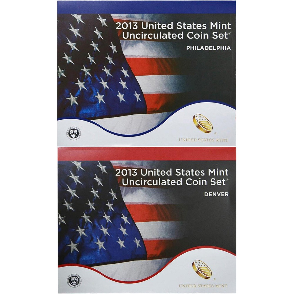 2013 Mint Set Original Plastic 28 BU US Coins BU
