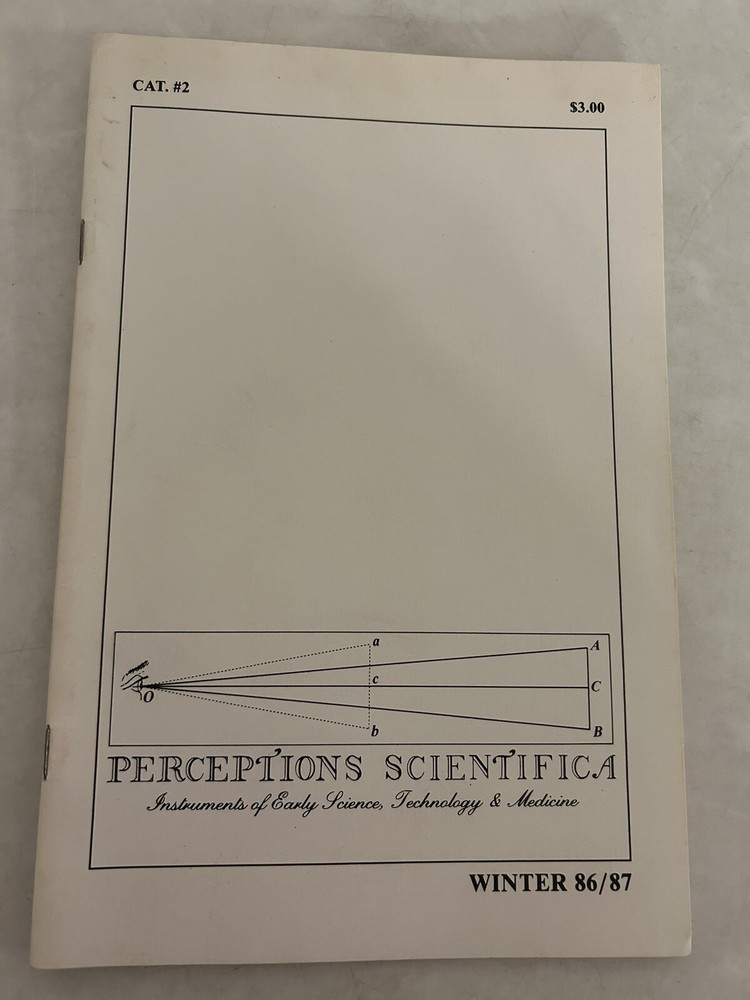 Perceptions Scientifica Winter 86/87, Catalog #2