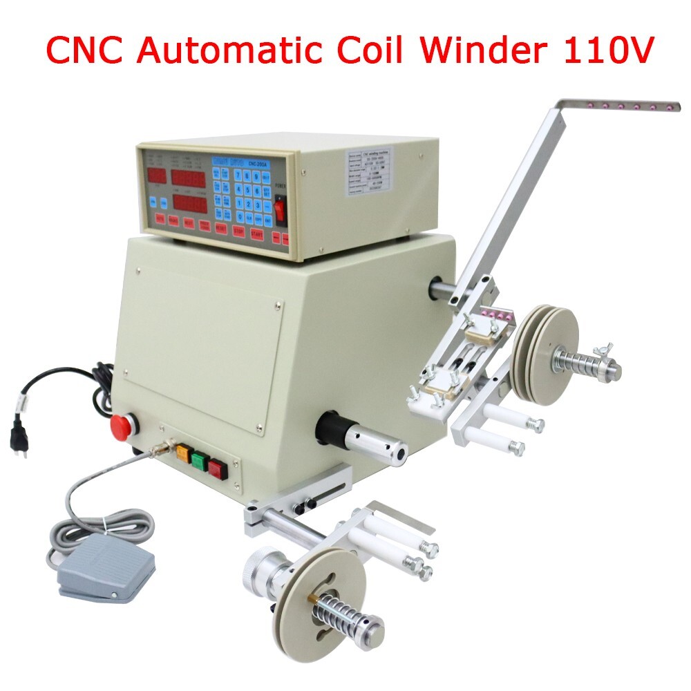 CNC Automatic Coil Winder Winding Machine 110V Micro-Computer Controlled Winder