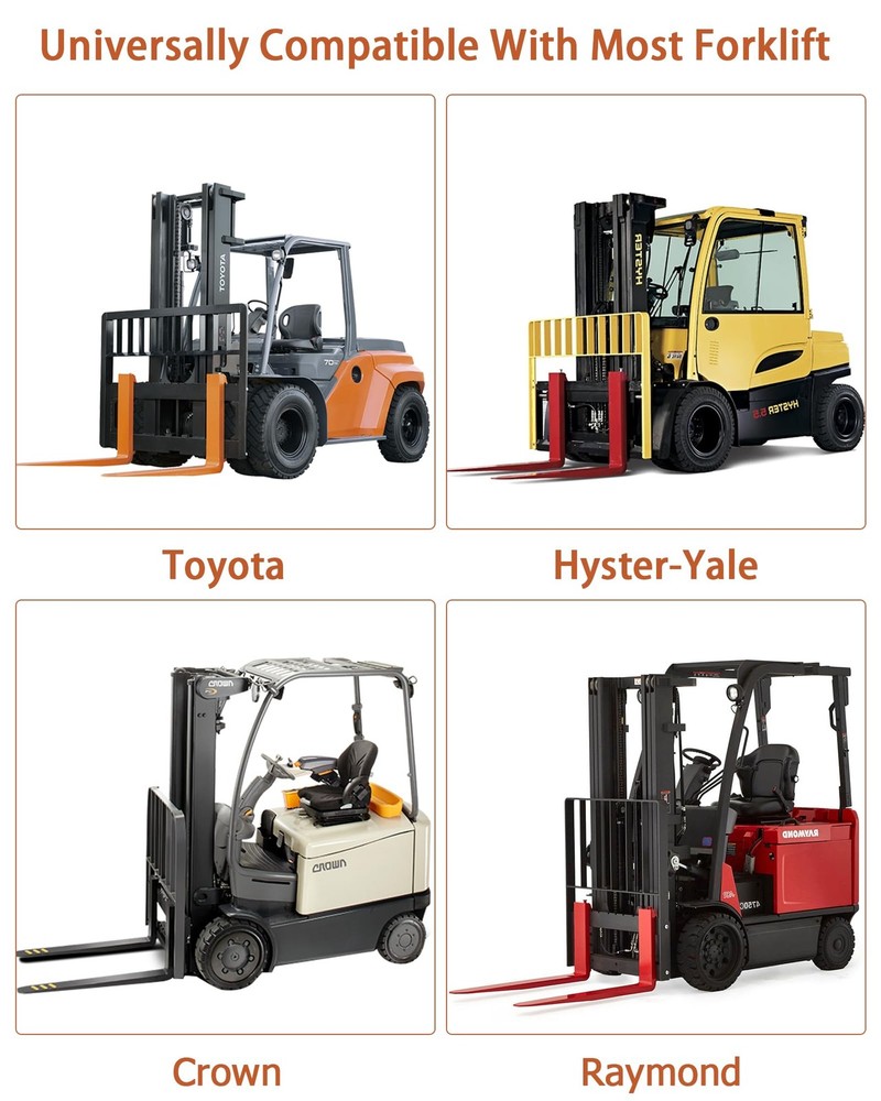 Forklift Extensions 96 Inch Length 4.5 Inch Width, Pallet Fork Extensions Extend