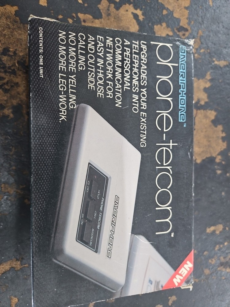 Vintage Ameriphone Phone-tercom Intercom System Ring Silencer Hold Office Home