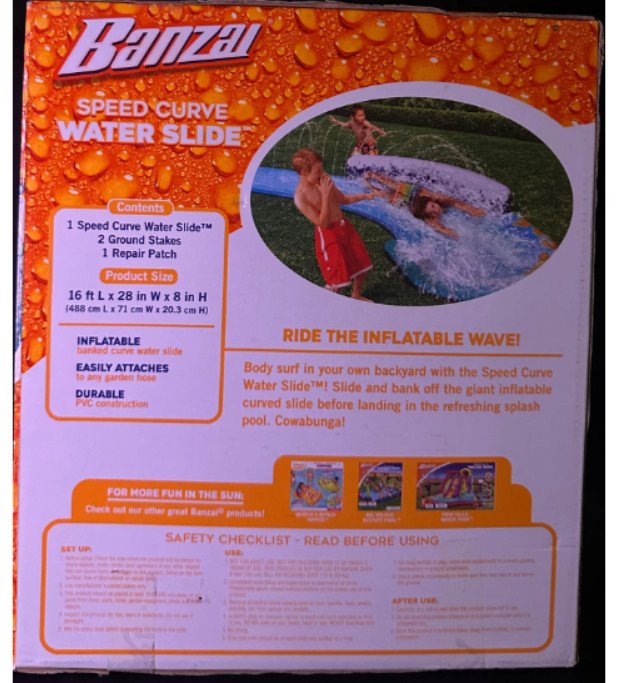 Speed Curve Water Slide