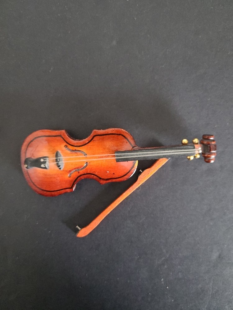 Tiny Violin 5 Inch Vintage Handcrafted
