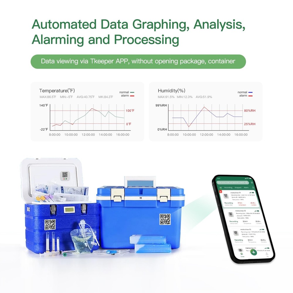 Freshliance Bluetooth Temperature Humidity Data and