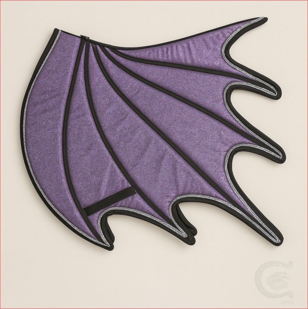 Dragon Saddle Pad Set with Ear Bonnet and Blushing Boots