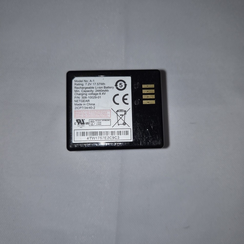 Arlo Pro Battery Replacement, Genuine, A-1B, Rechargeable Untested