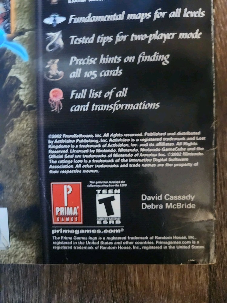 Lost Kingdoms Strategy Guide Book used