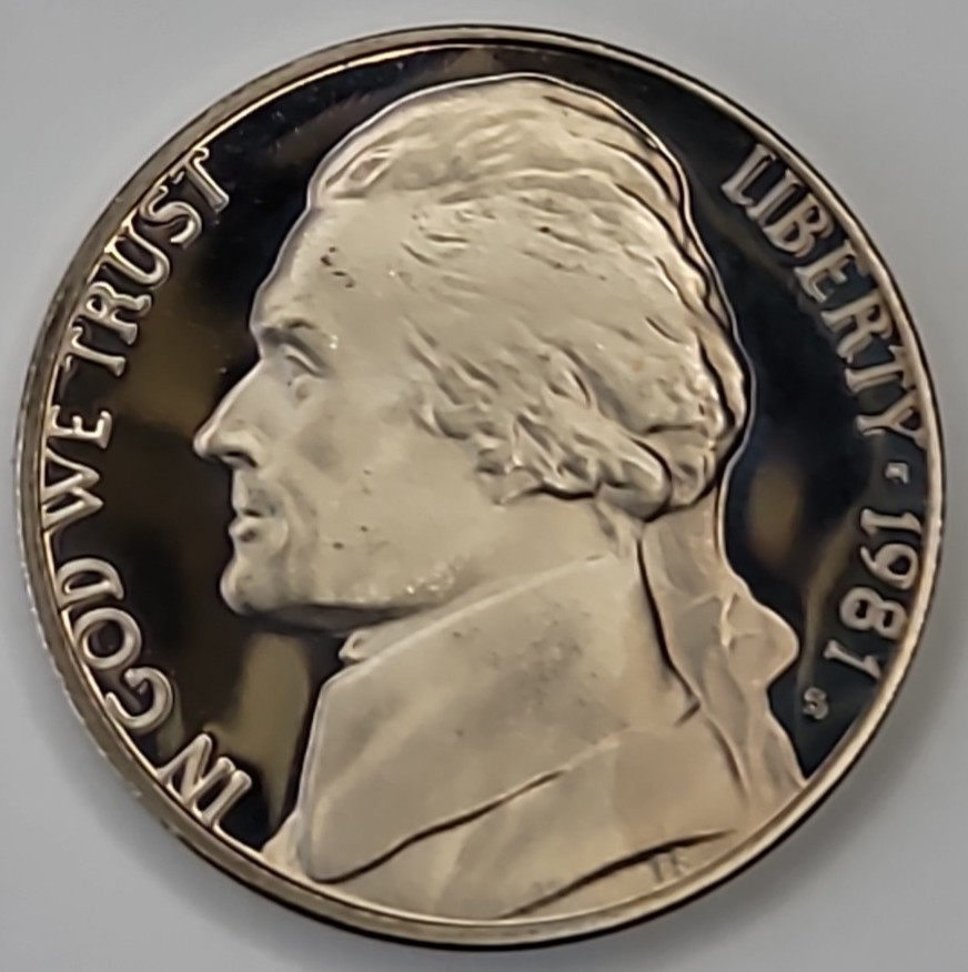 1981 S Gem Proof DCAM Jefferson Nickel