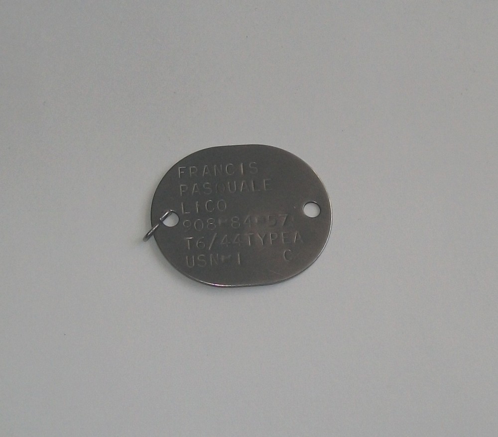 WWll Navy Dog Tags