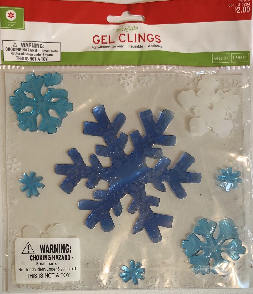 Christmas, Etc., Window Gels