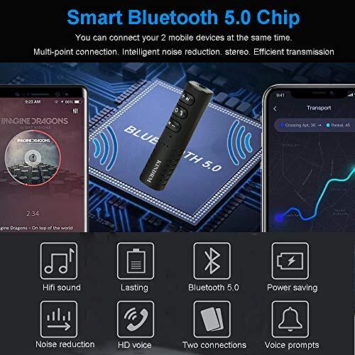 Receptor Auxiliar Transmisor Bluetooth Para Carro Auto Para Conectar El Celular