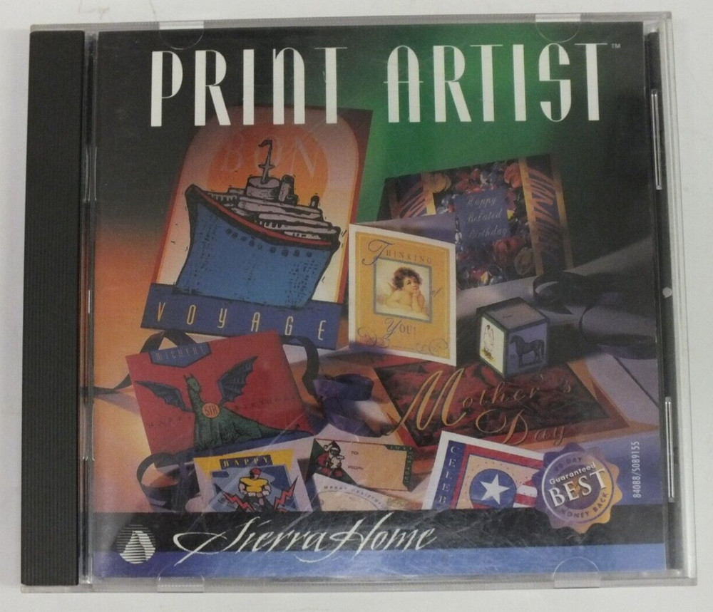 Vintage Print Artist Version 4.0 CD-Rom Software 1997