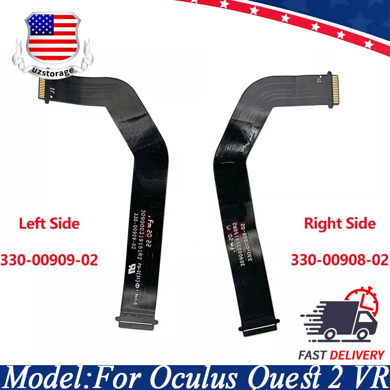 2PCS Left & Right Controller Flex Cable For Meta Quest 2 VR Headset Part
