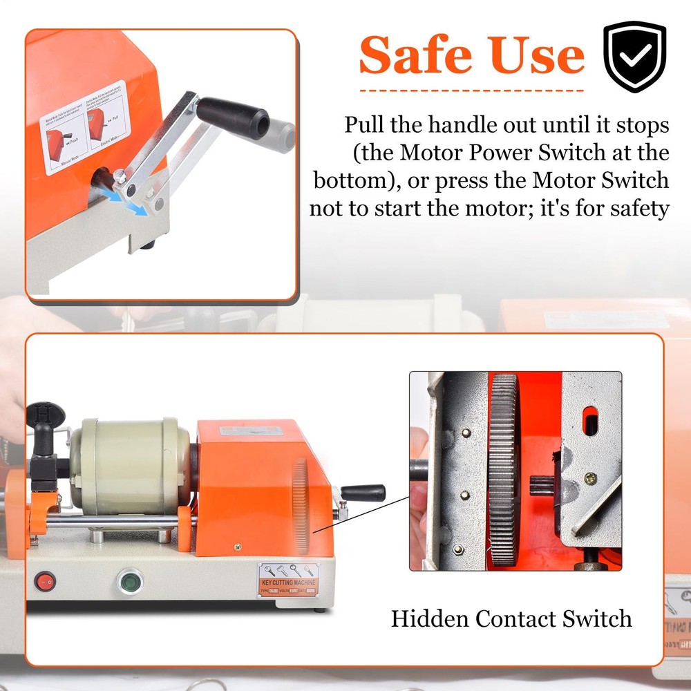 Key Cutting Machine Commercial Key Duplicator Copy Machine Locksmith Tools