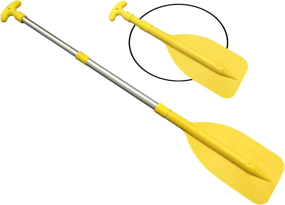 Telescopic Mini Oar Paddle 20–41" Yellow